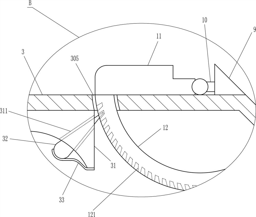 A clamping device for range hood oil cup