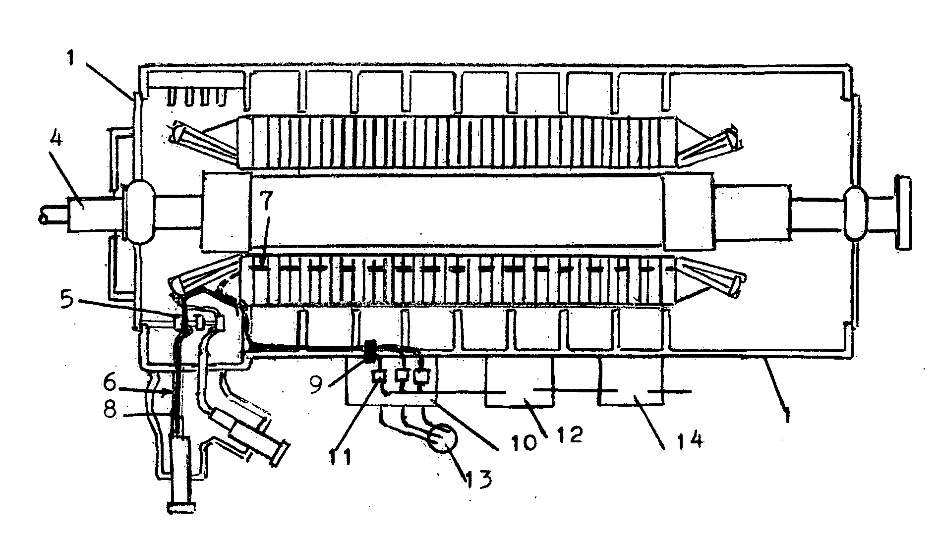 Use of fiber optic sensor techniques for monitoring and diagnostics of large AC generators