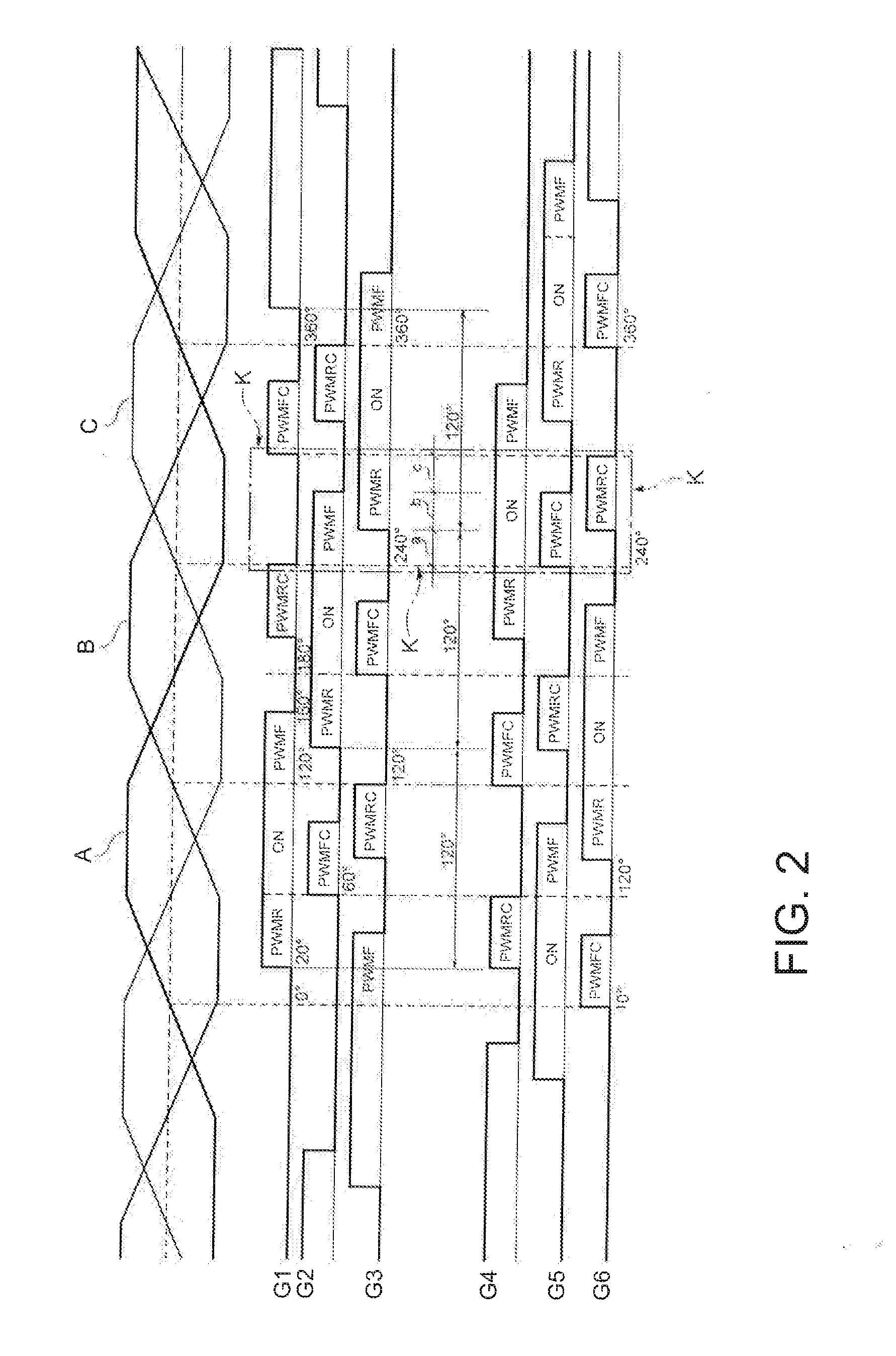 Controller for a Three-Phase Brushless D.C. Motor