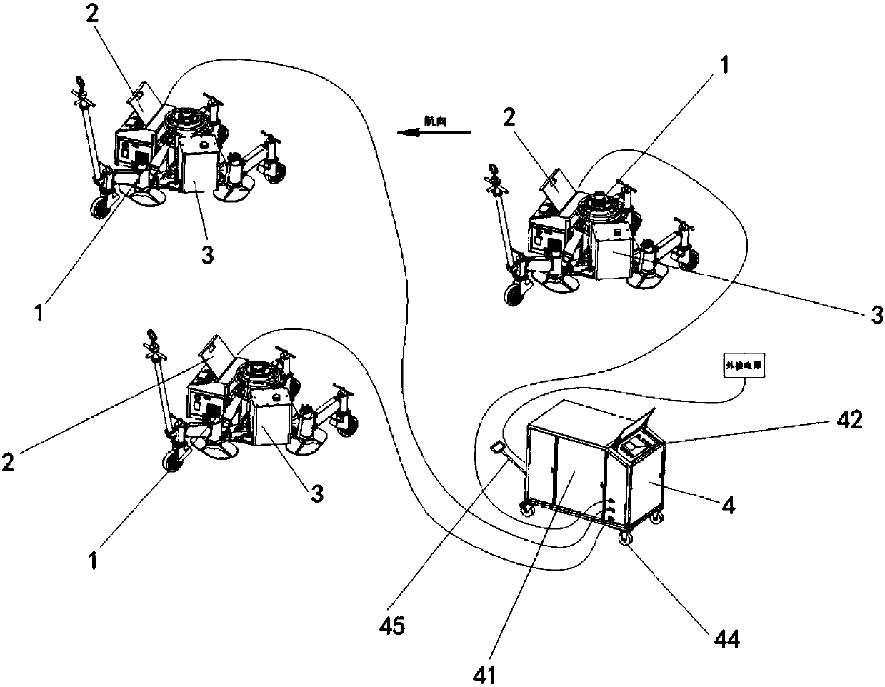 Synchronous jacking system