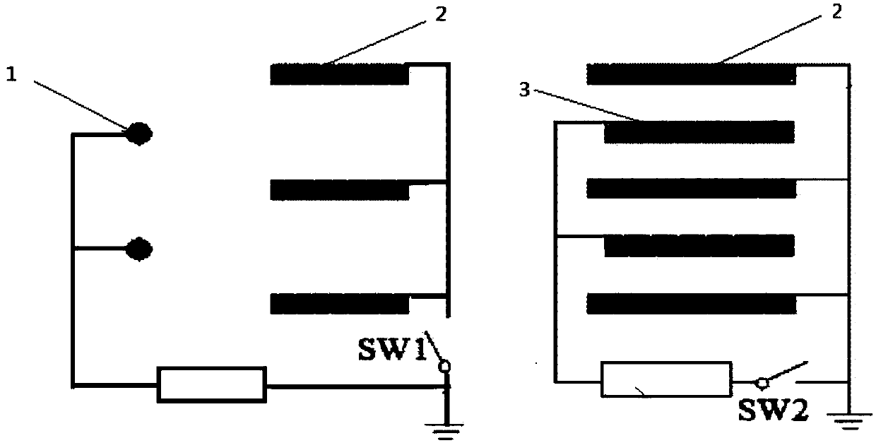 Electric purifying structure and air purifying device including same