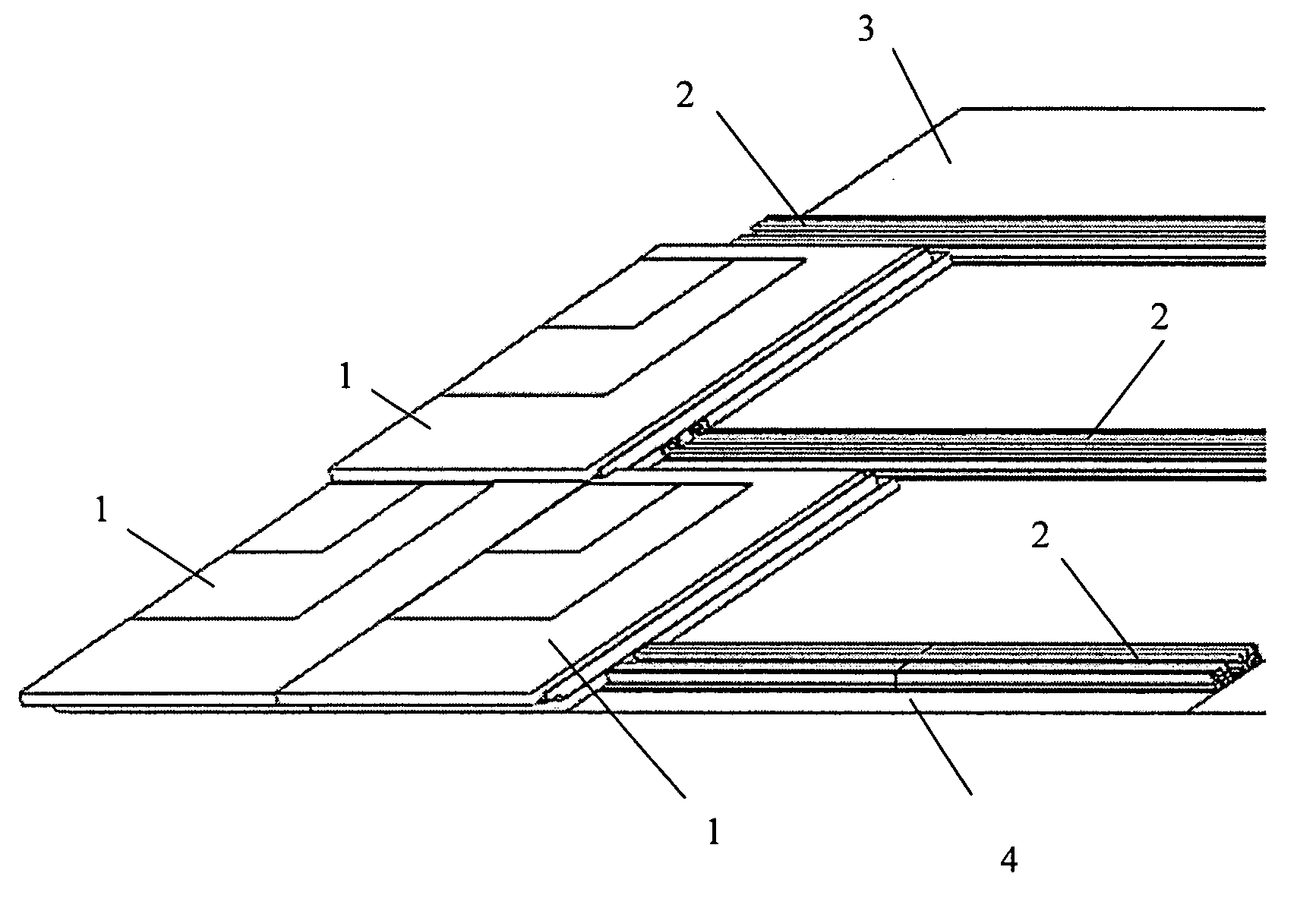 Photovoltaic solar roof tile assembly system