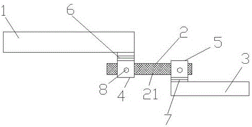 Three-section telescopic industrial cantilever