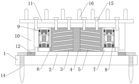 Anti-torsion combined shock isolation device with self-resetting function