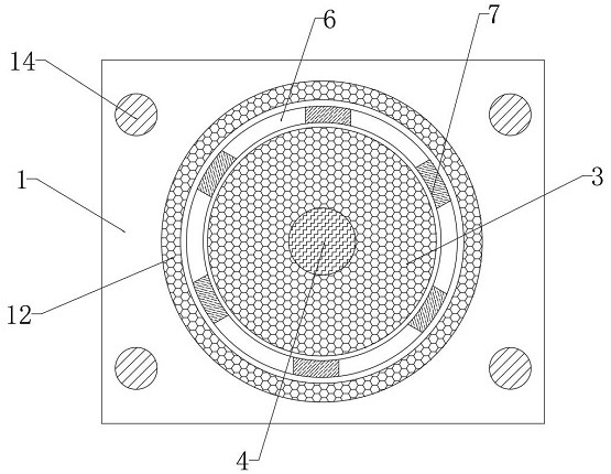 Anti-torsion combined shock isolation device with self-resetting function