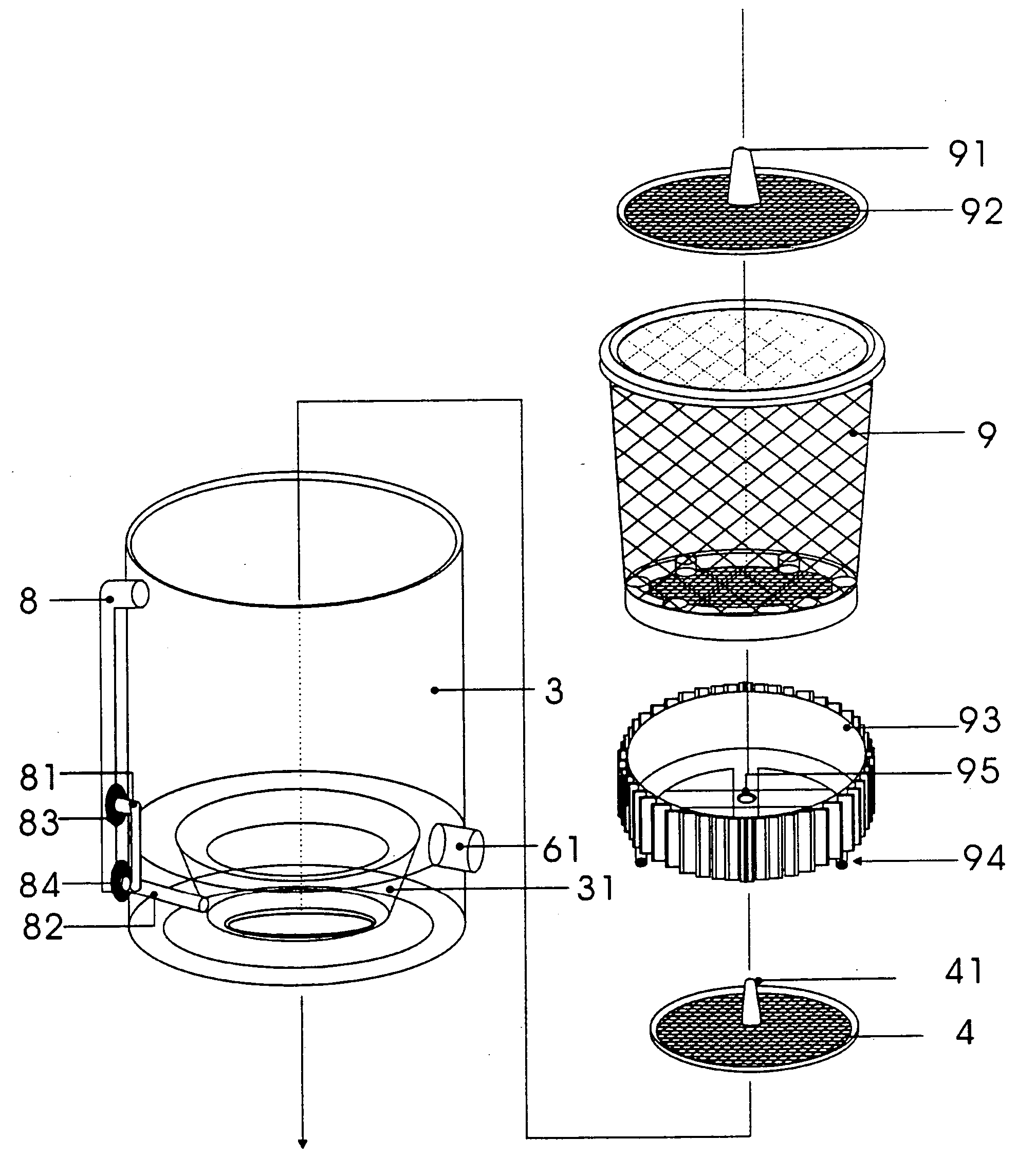 Sterilization machine on vegetable and fruit