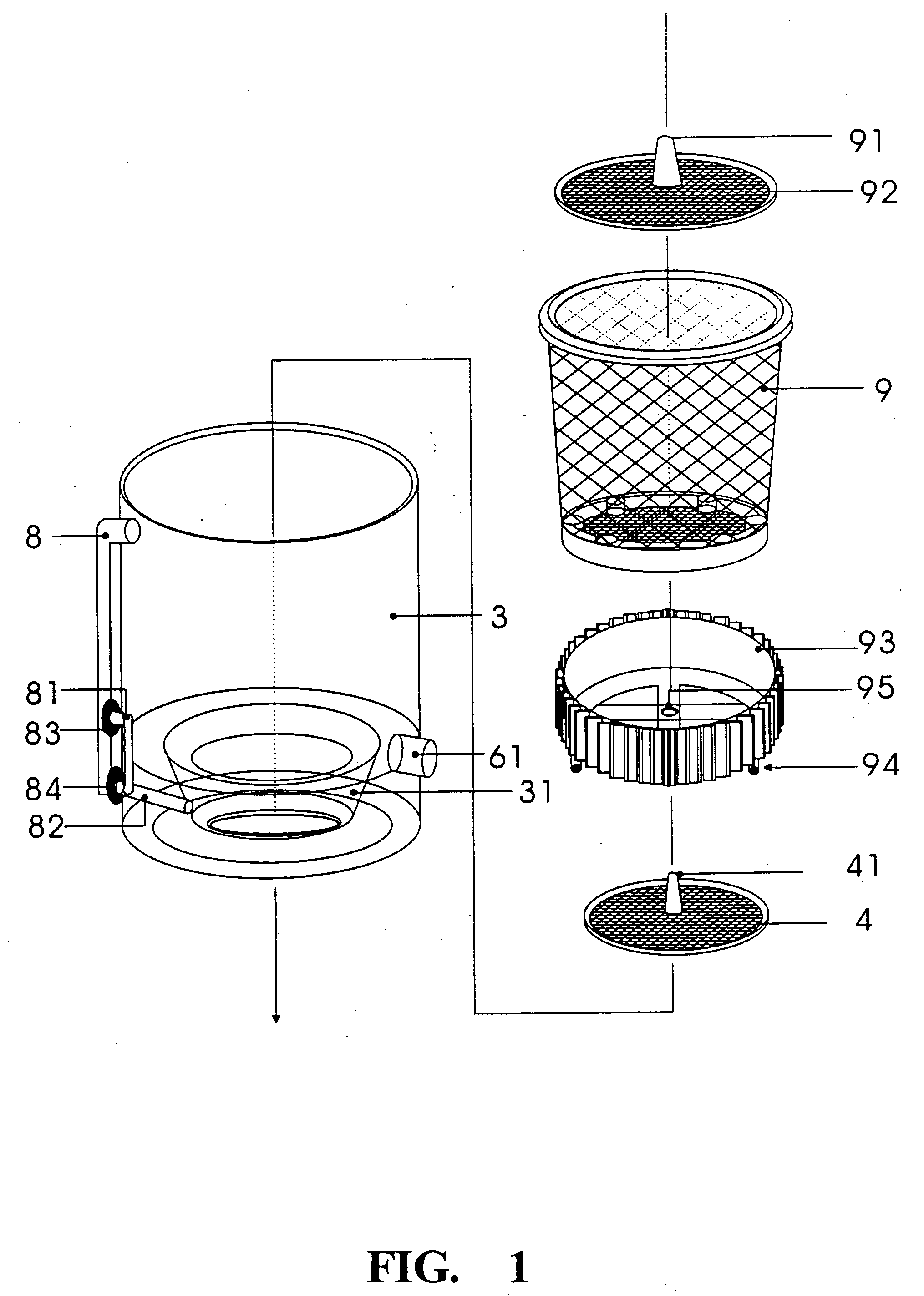 Sterilization machine on vegetable and fruit