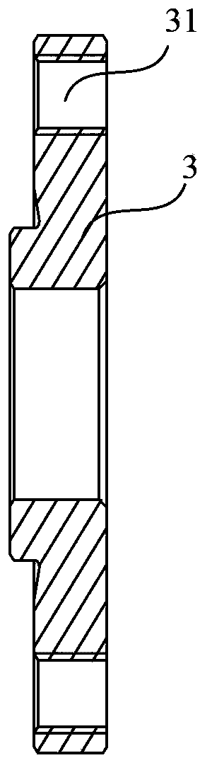 Water pump assembly used for diesel engines