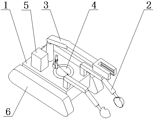 Integrated excavation, banding and transportation device