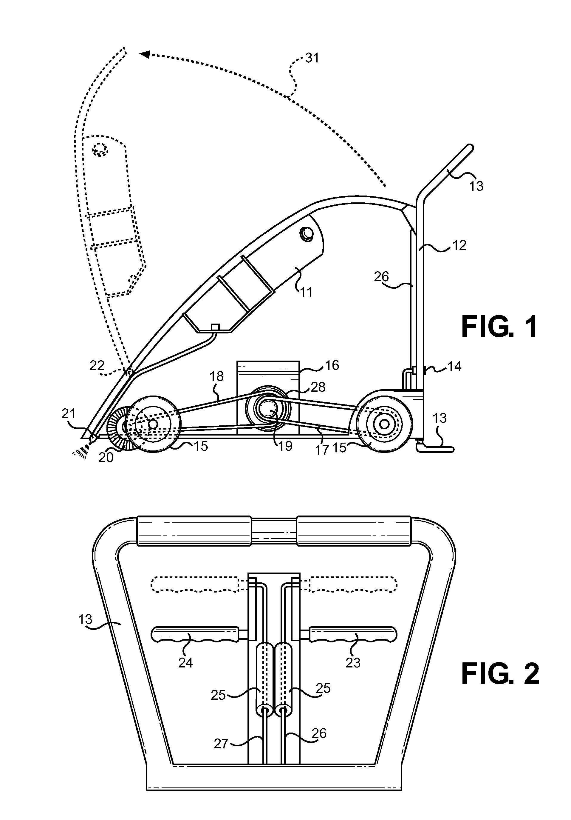 Floor and Mat Surface Cleaning Apparatus