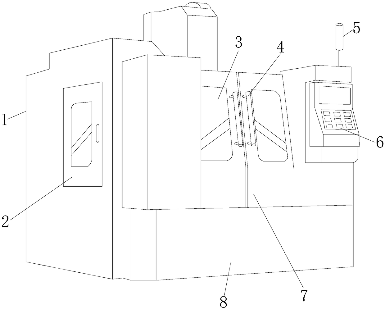 Machining equipment for parts of automobile air conditioner refrigeration system