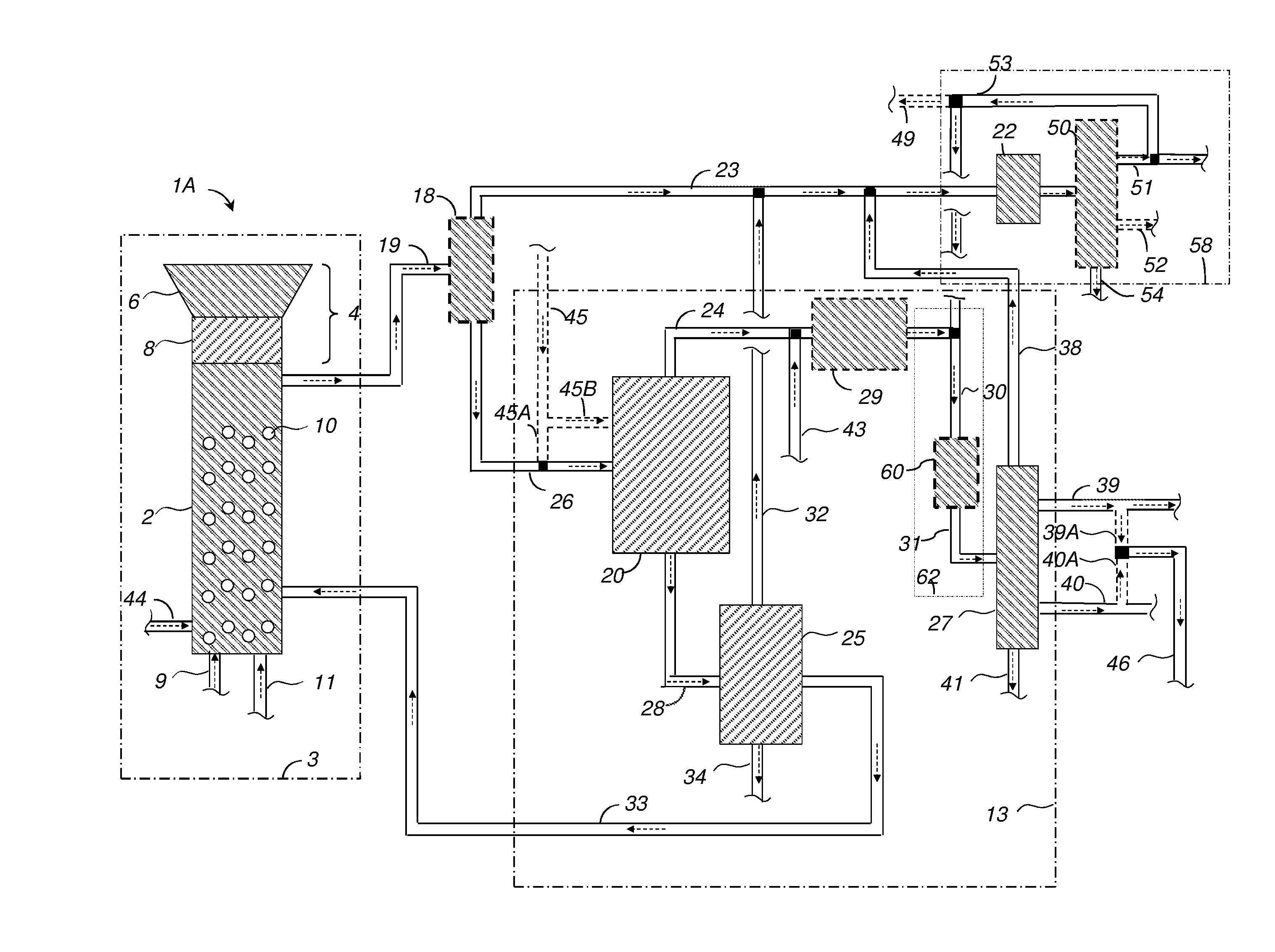 Methods and systems for processing cellulosic biomass