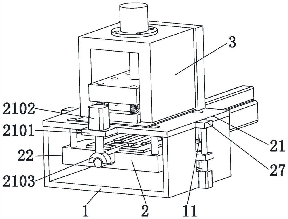 A wire harness terminal stamping forming processing equipment and forming processing technology