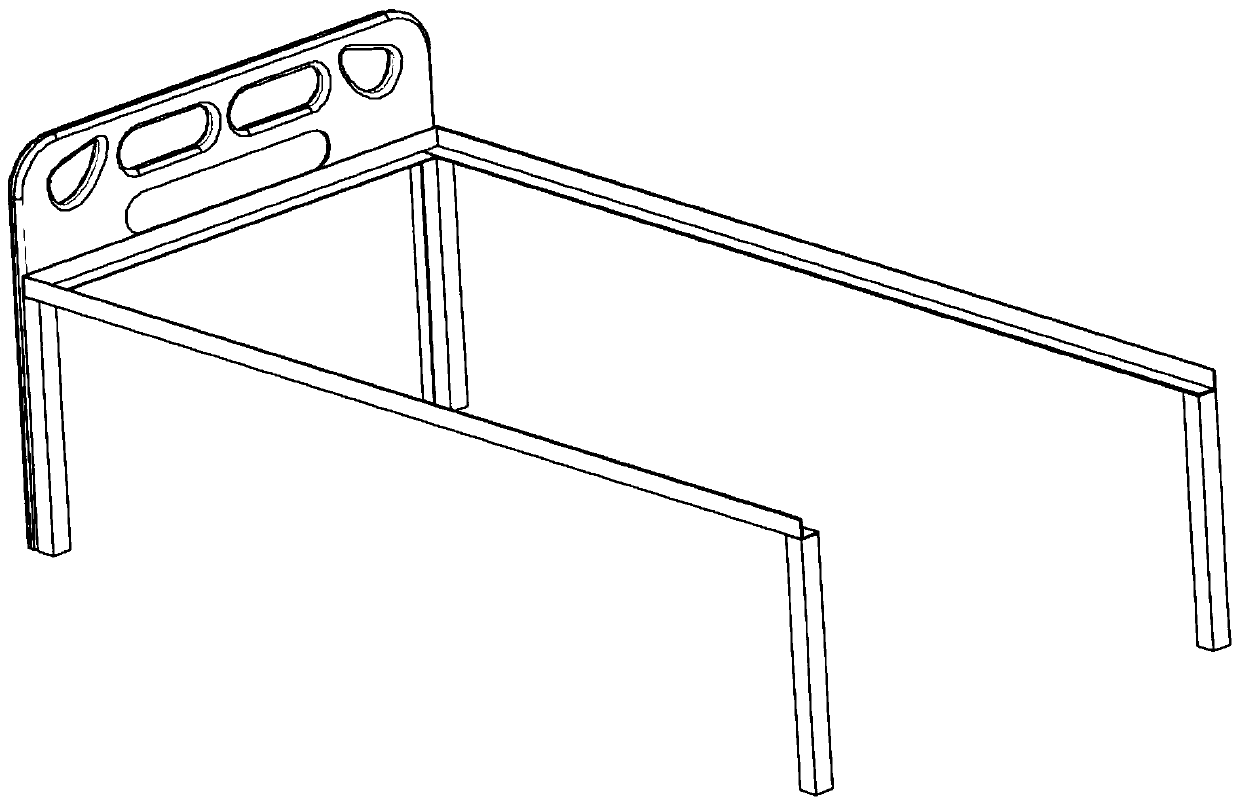 Flexible turning-over nursing wheelchair bed