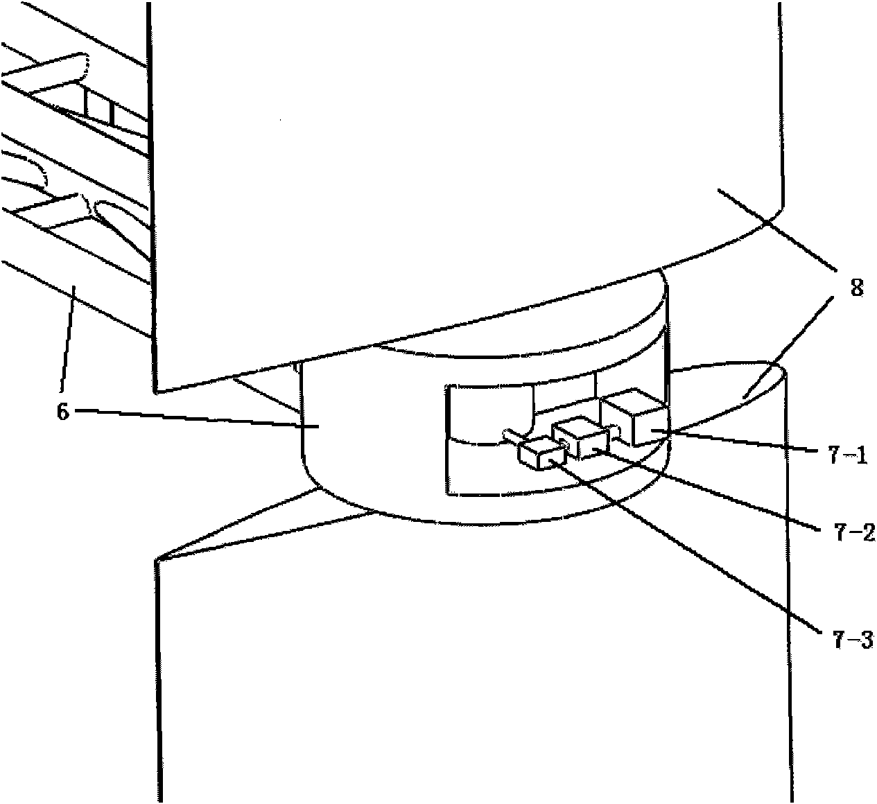 Megawatt-stage vertical shaft wind power generator with adjustable attack angle