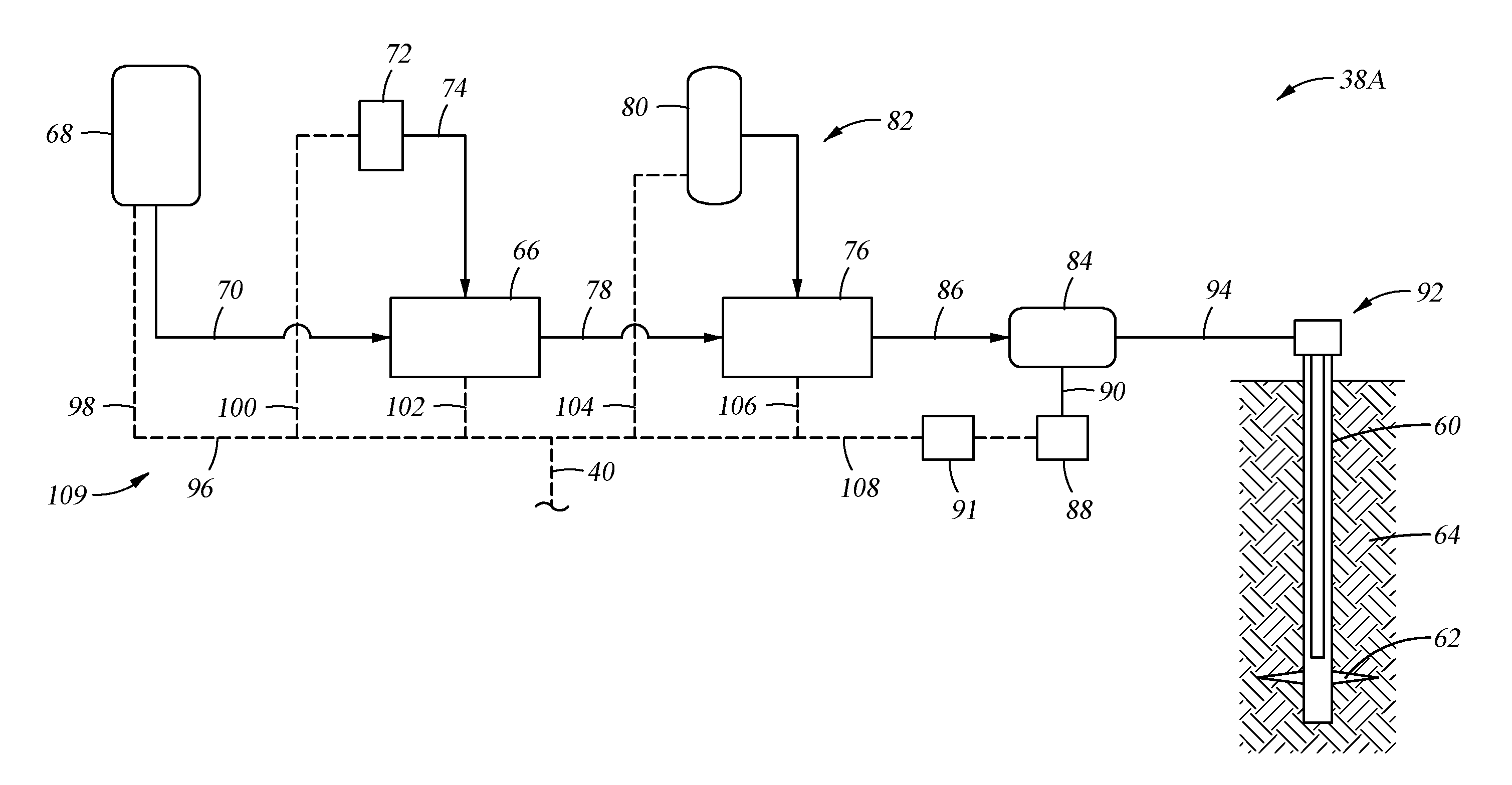 Modular remote power generation and transmission for hydraulic fracturing system