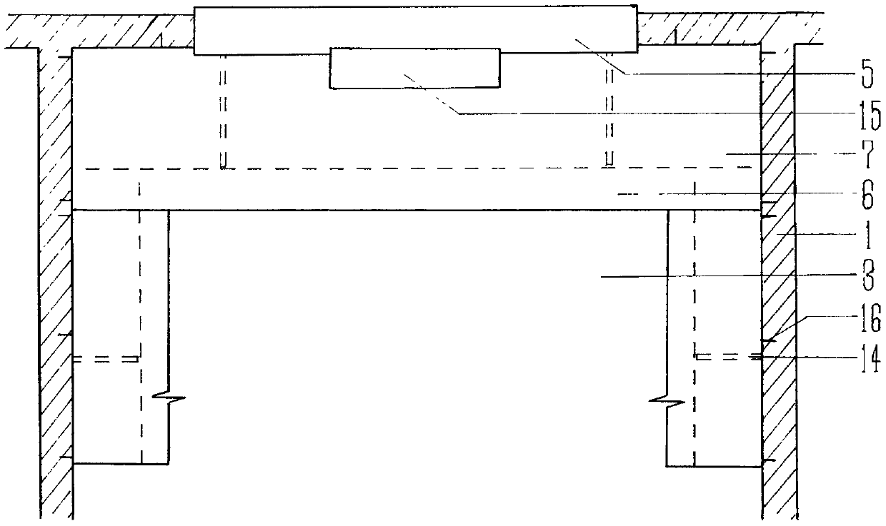 Decoration method for book room and working room with arrangement layout from top to bottom