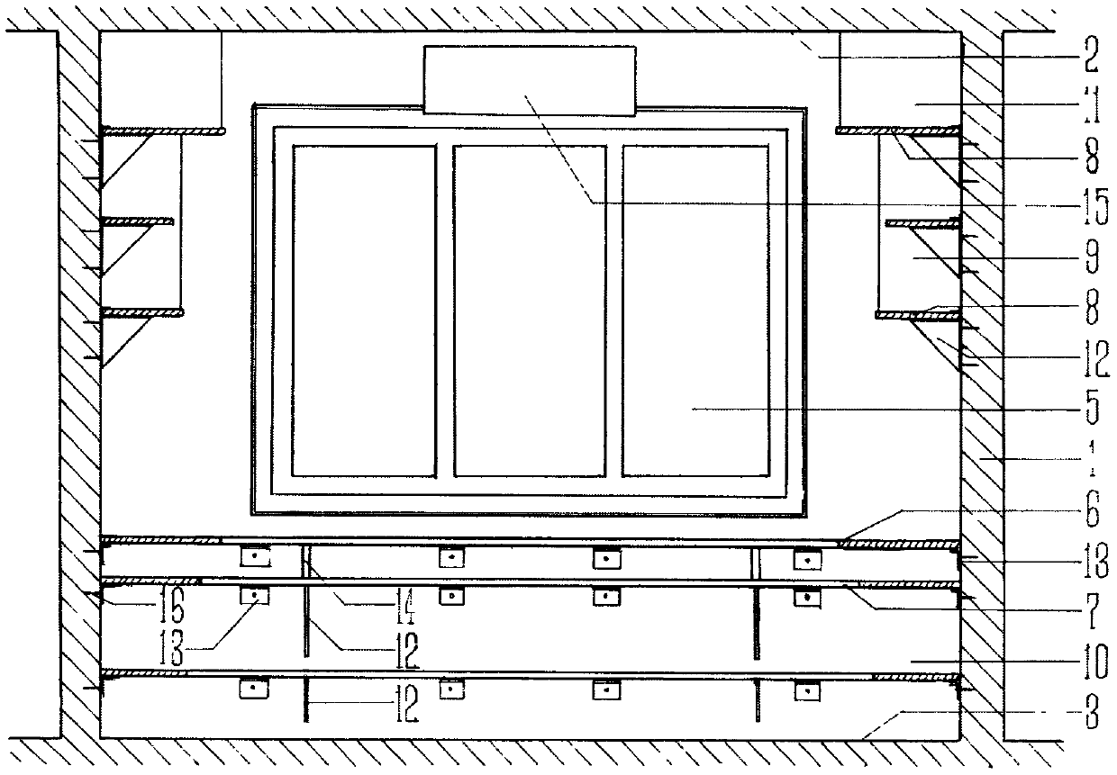 Decoration method for book room and working room with arrangement layout from top to bottom