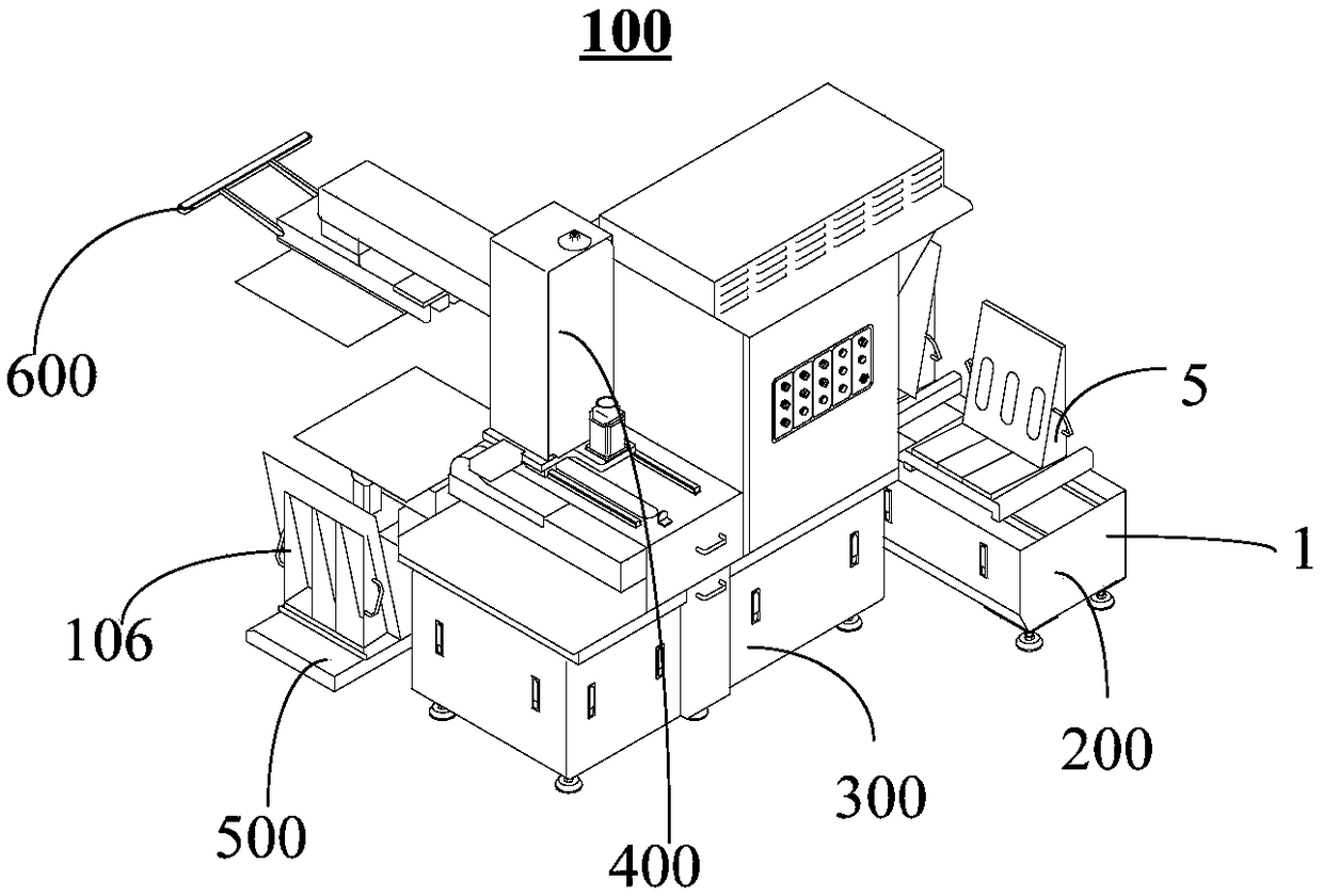 Automatic feeding and discharging machine of exposure machine and exposure system