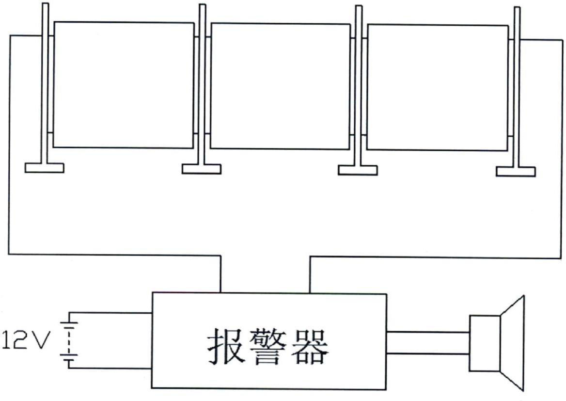 Safety fence for power maintenance site