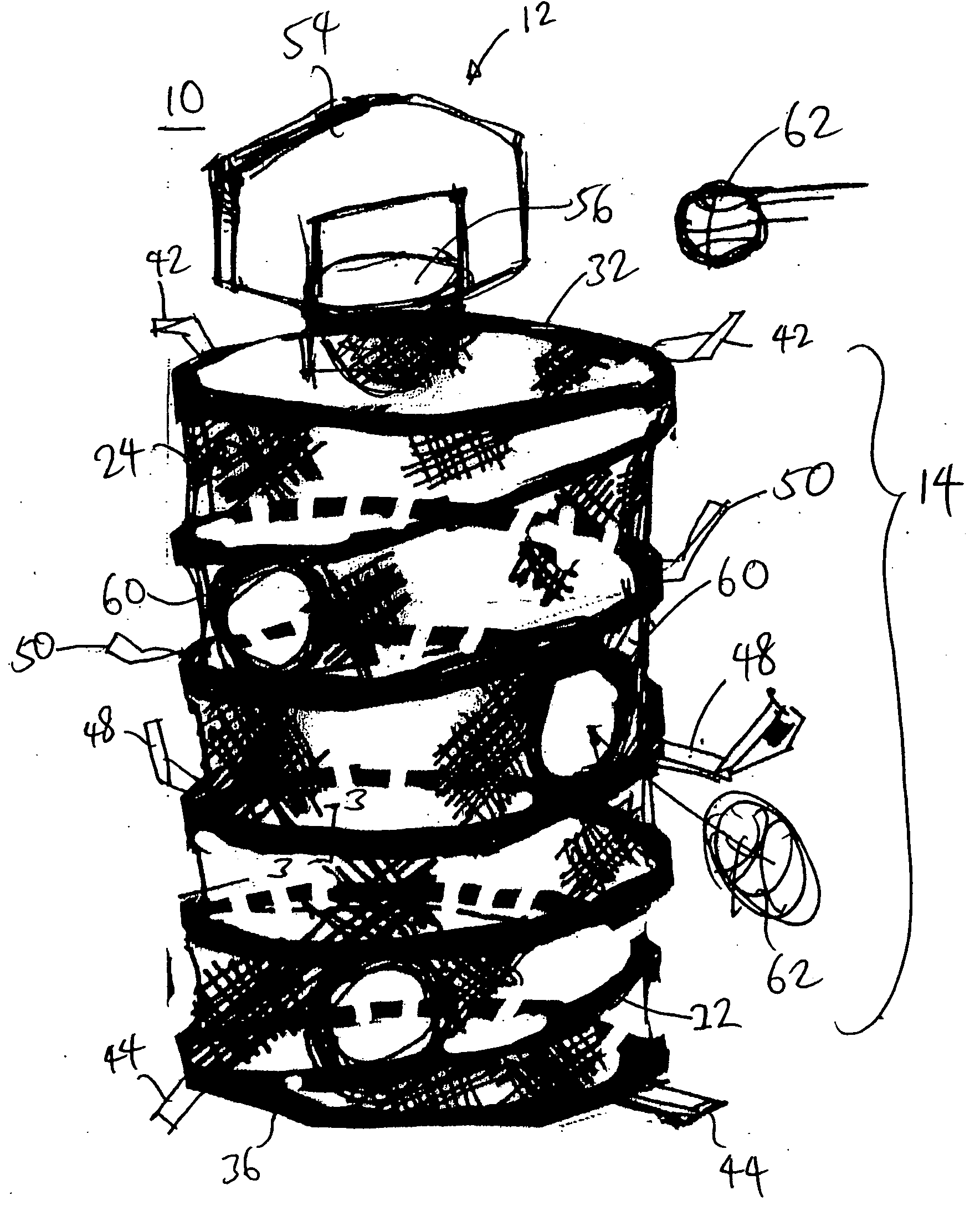 Collapsible play structures