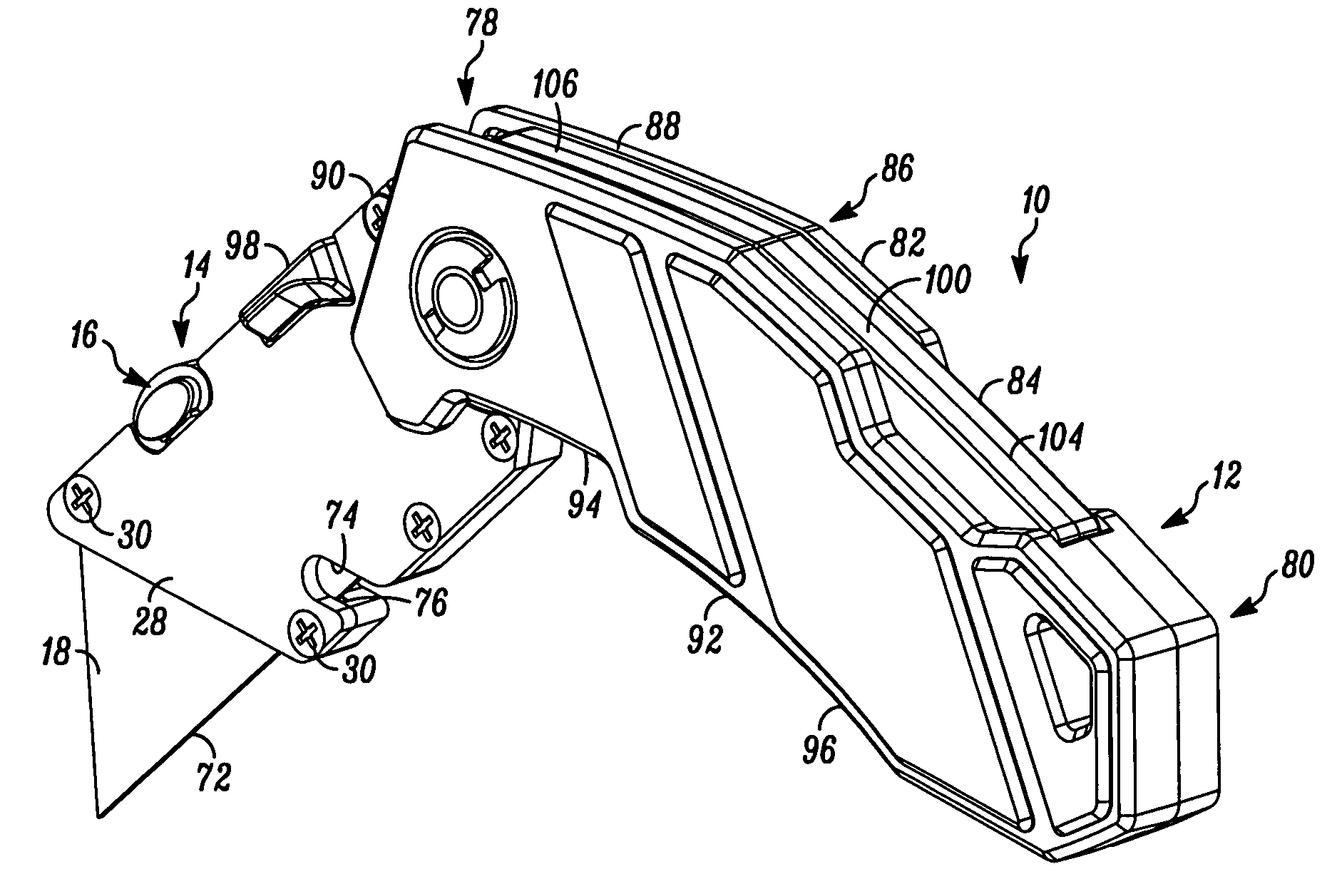 Folding utility knife and related method