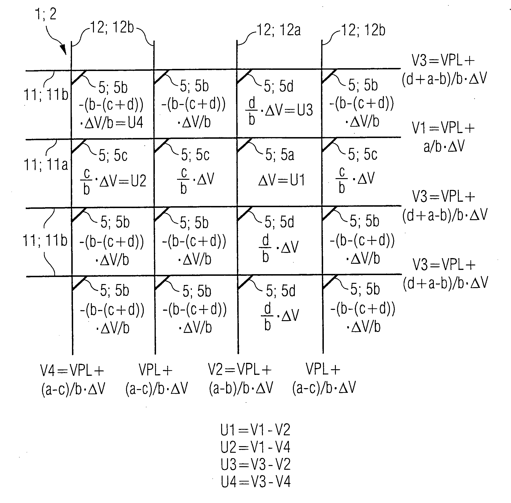 Integrated semiconductor memory with an arrangement of nonvolatile memory cells, and method