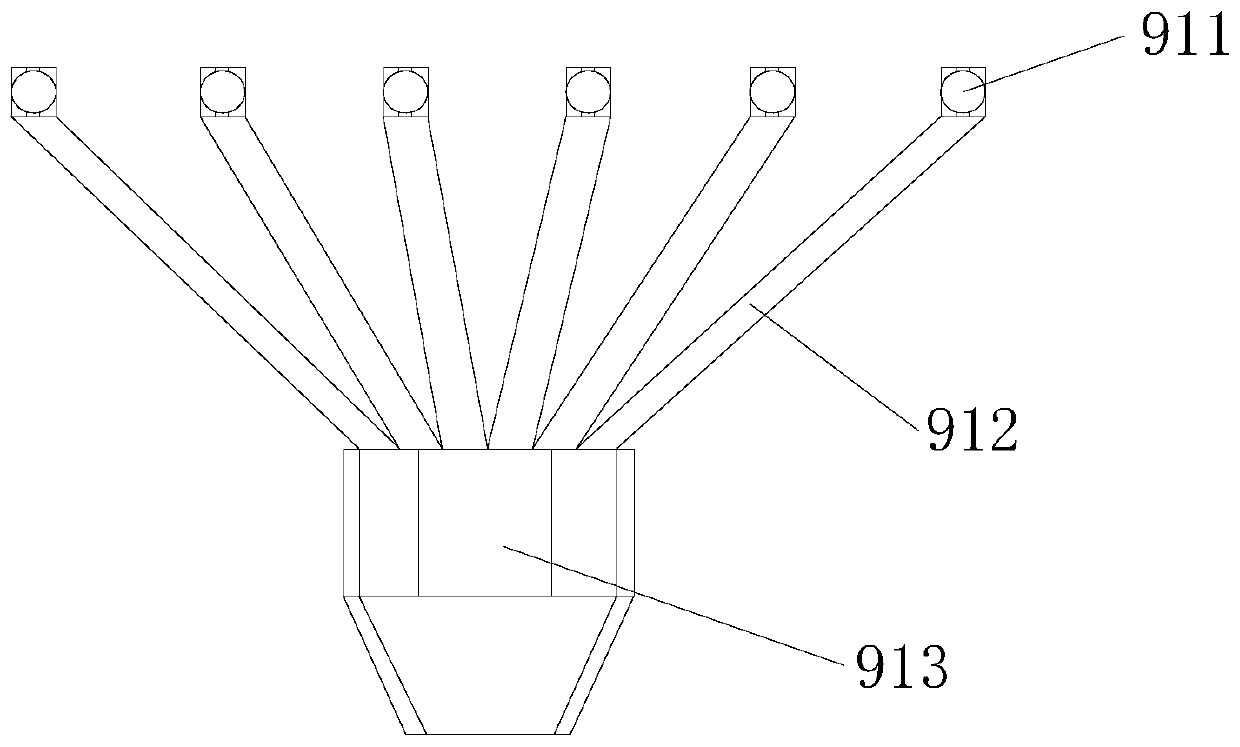 Flue gas treatment equipment for rubber processing