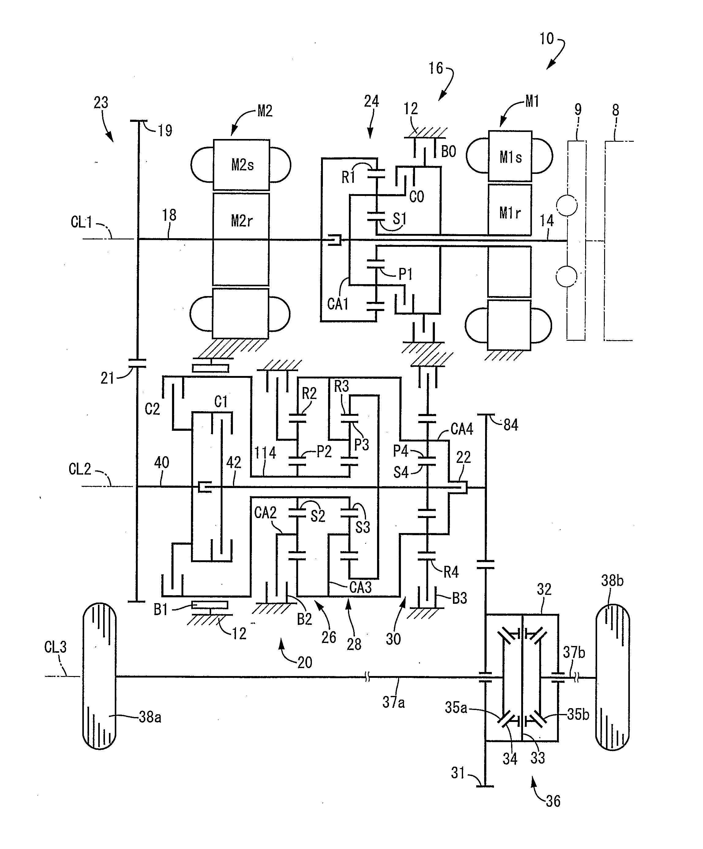 Vehicular drive system