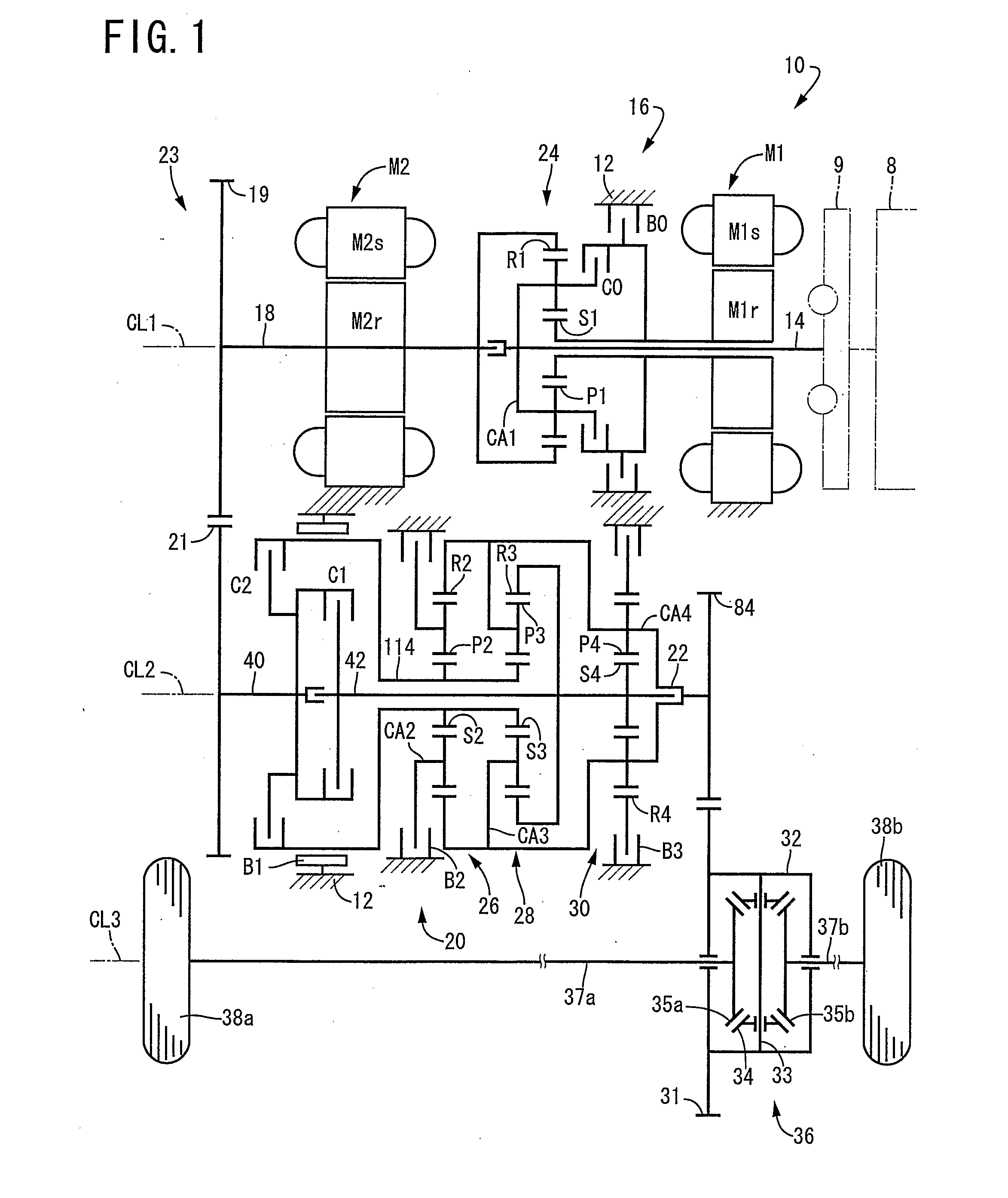 Vehicular drive system