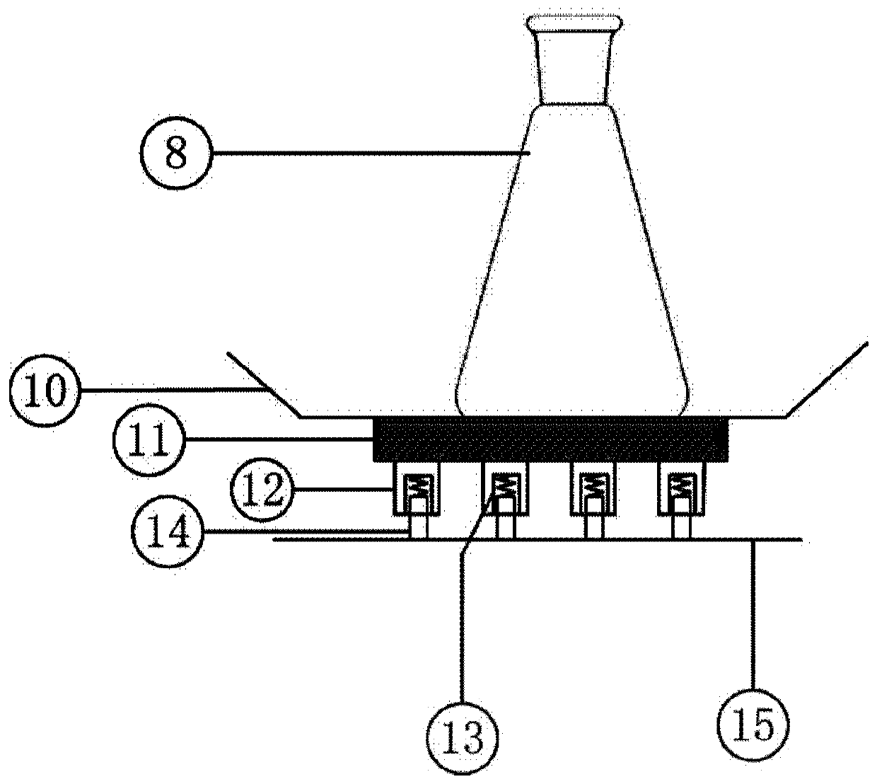 Distillation reflux instrument for detecting volatile matters in food and sample pretreatment method