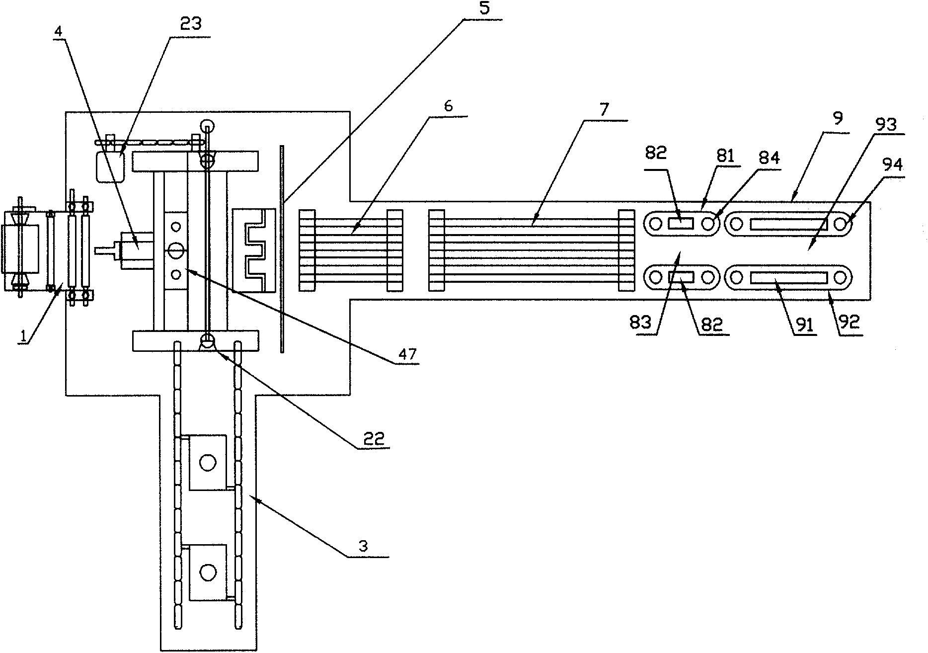 Napkin packing machine