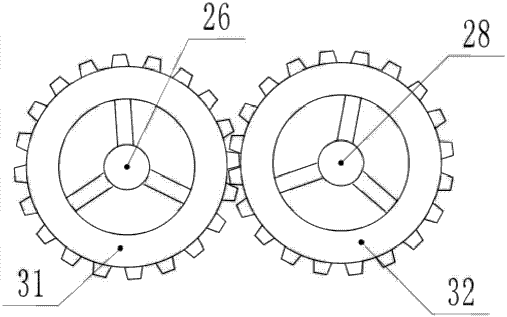 Lead-acid storage battery coloring paste stirring device for preventing blowhole