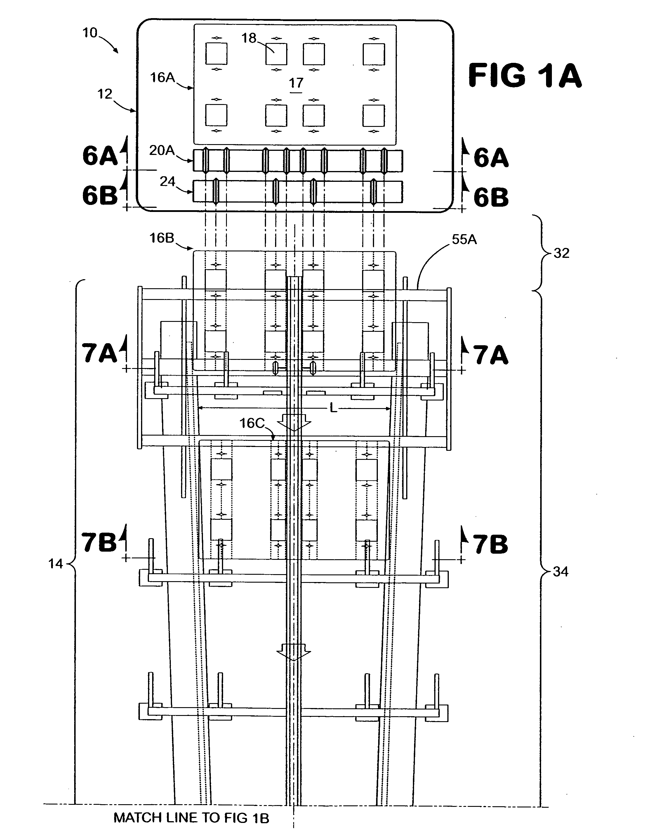 Automatic machine and method for forming a corrugated pallet