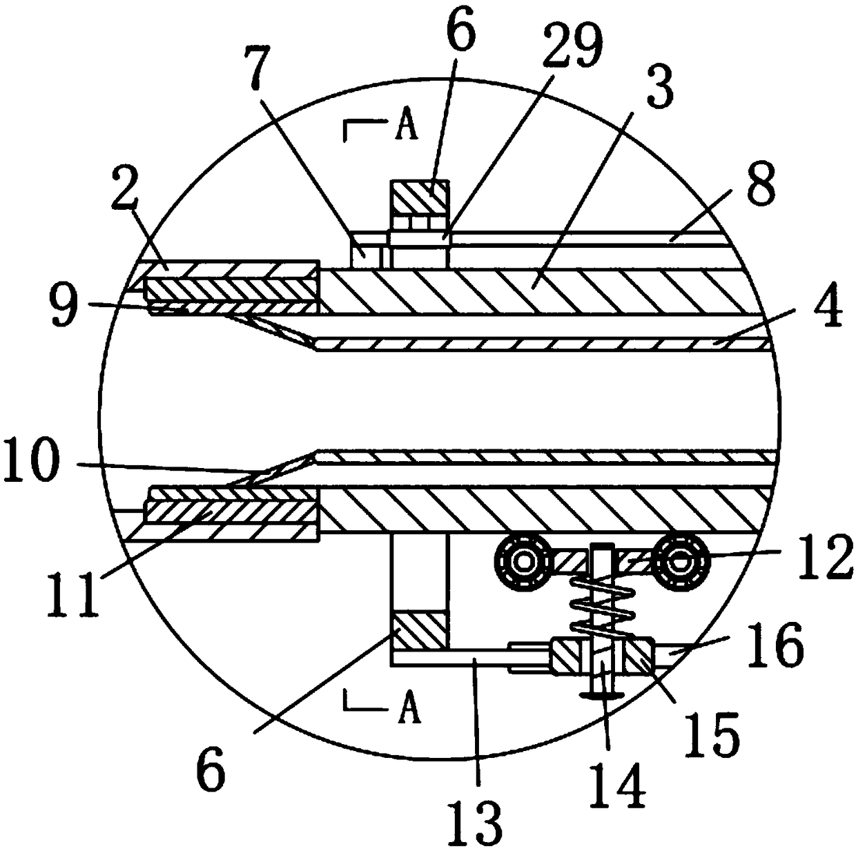 Special fruit tree pollination device for agricultural planting