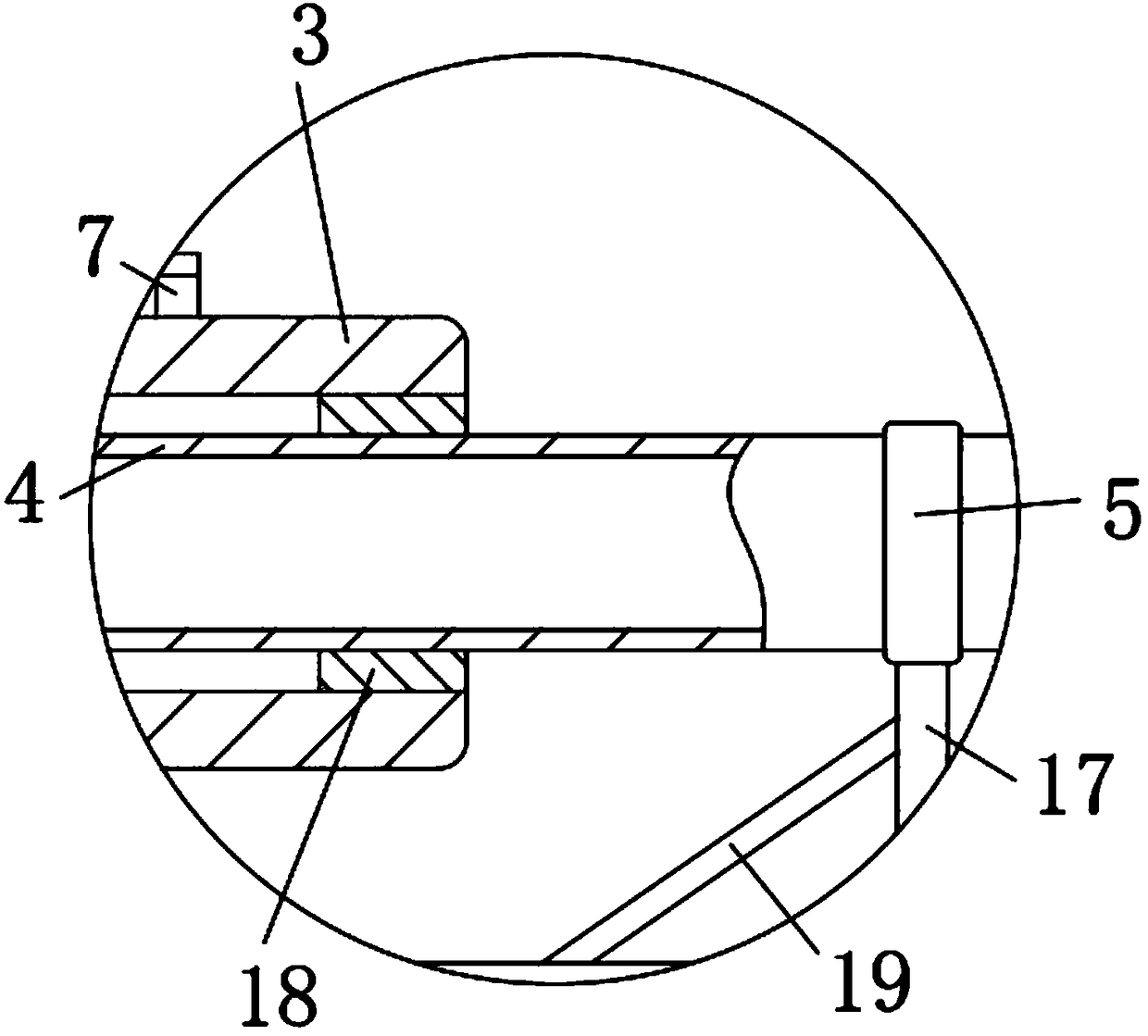 Special fruit tree pollination device for agricultural planting