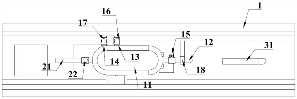 Intensive care unit center oxygen supply breathing kit