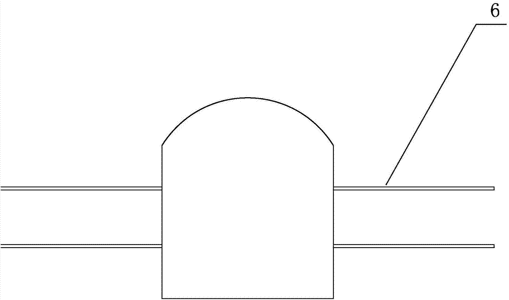 Method for measuring depth of loose ring of deeply-buried columnar jointed rock tunnel