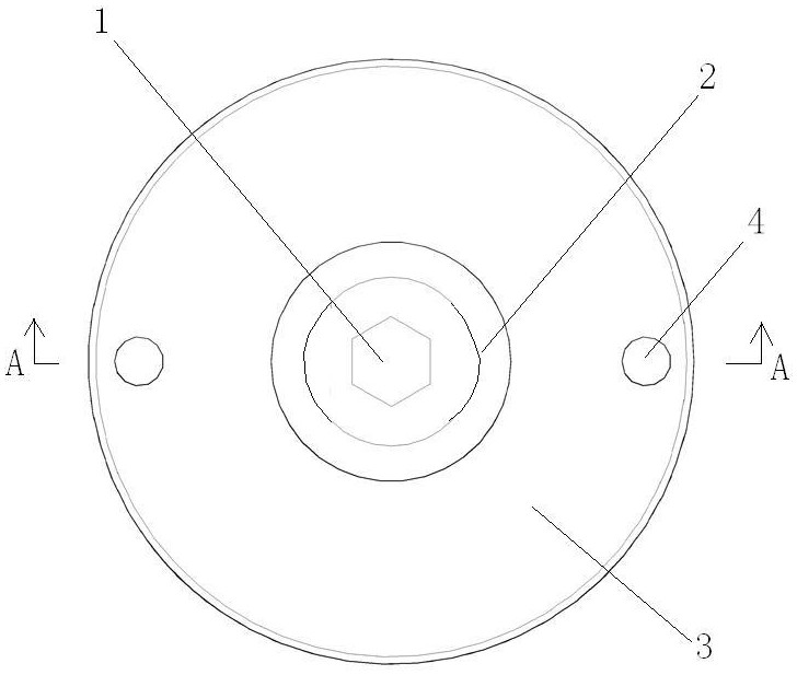 Hot upsetting die with guiding function