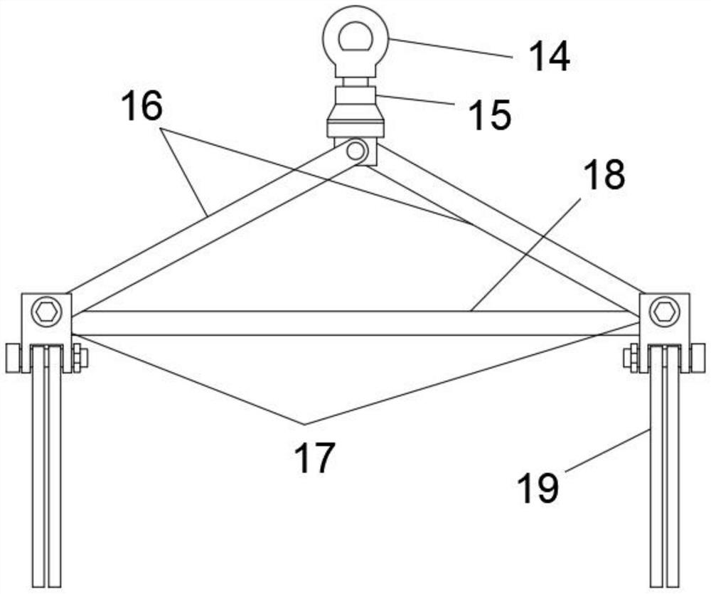 Hoisting device for erecting high-altitude solar panel