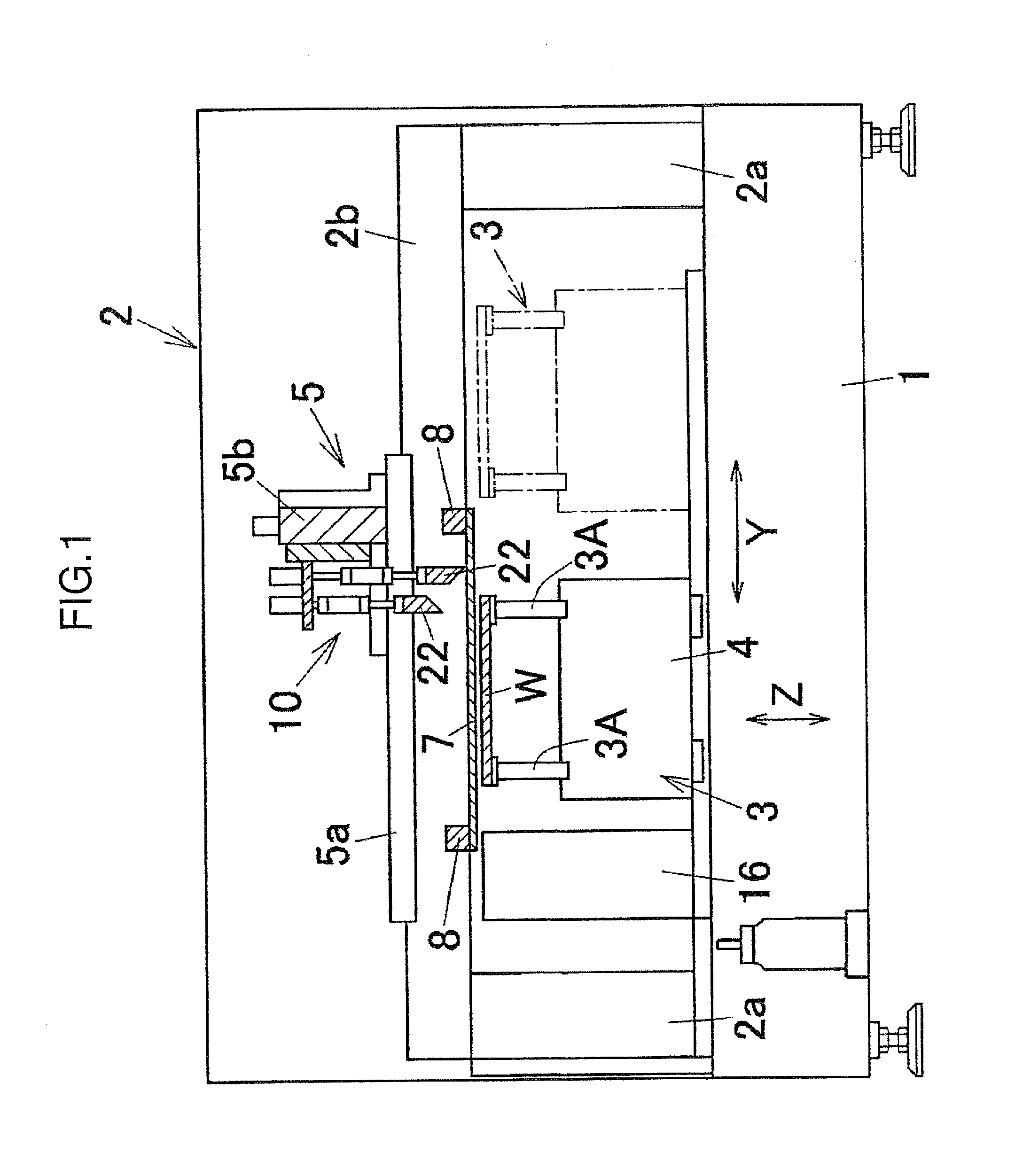 Squeegee for printing device, printing device, and printing method