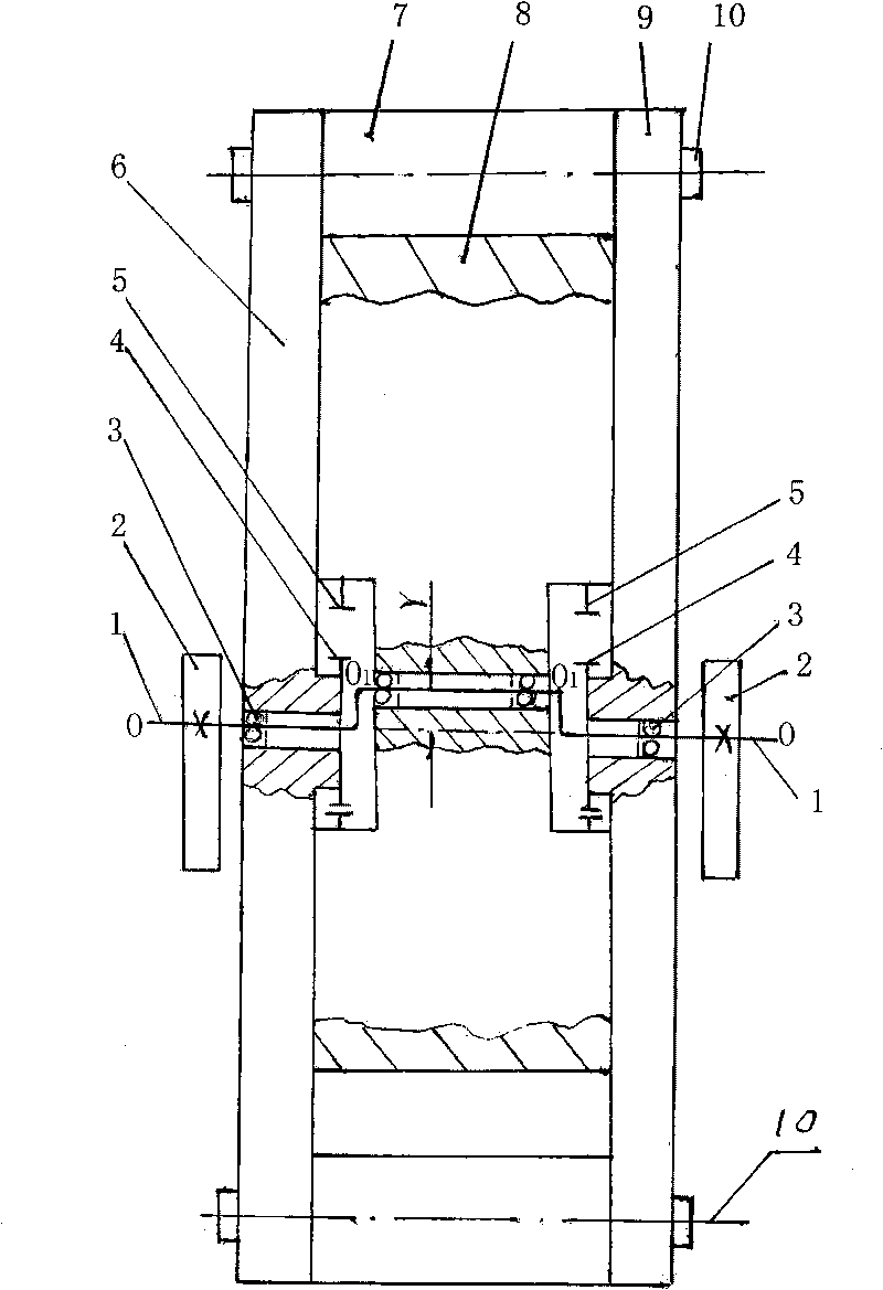 Rotary engine of oval cylinder