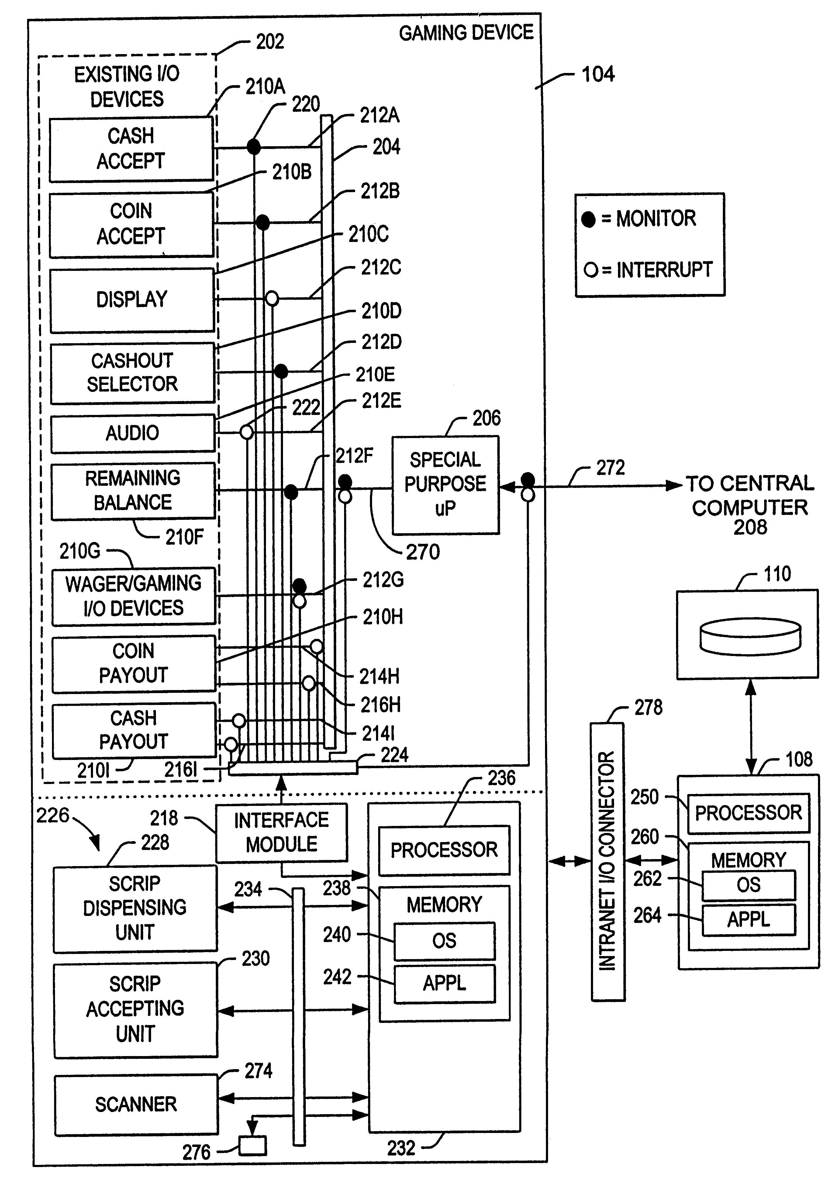 Method and apparatus for modifying gaming machines to provide supplemental or modified functionality