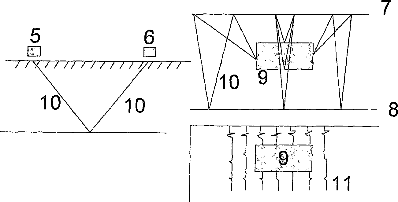 Method for measuring complex foundation sedimentation and deformation by geological radar