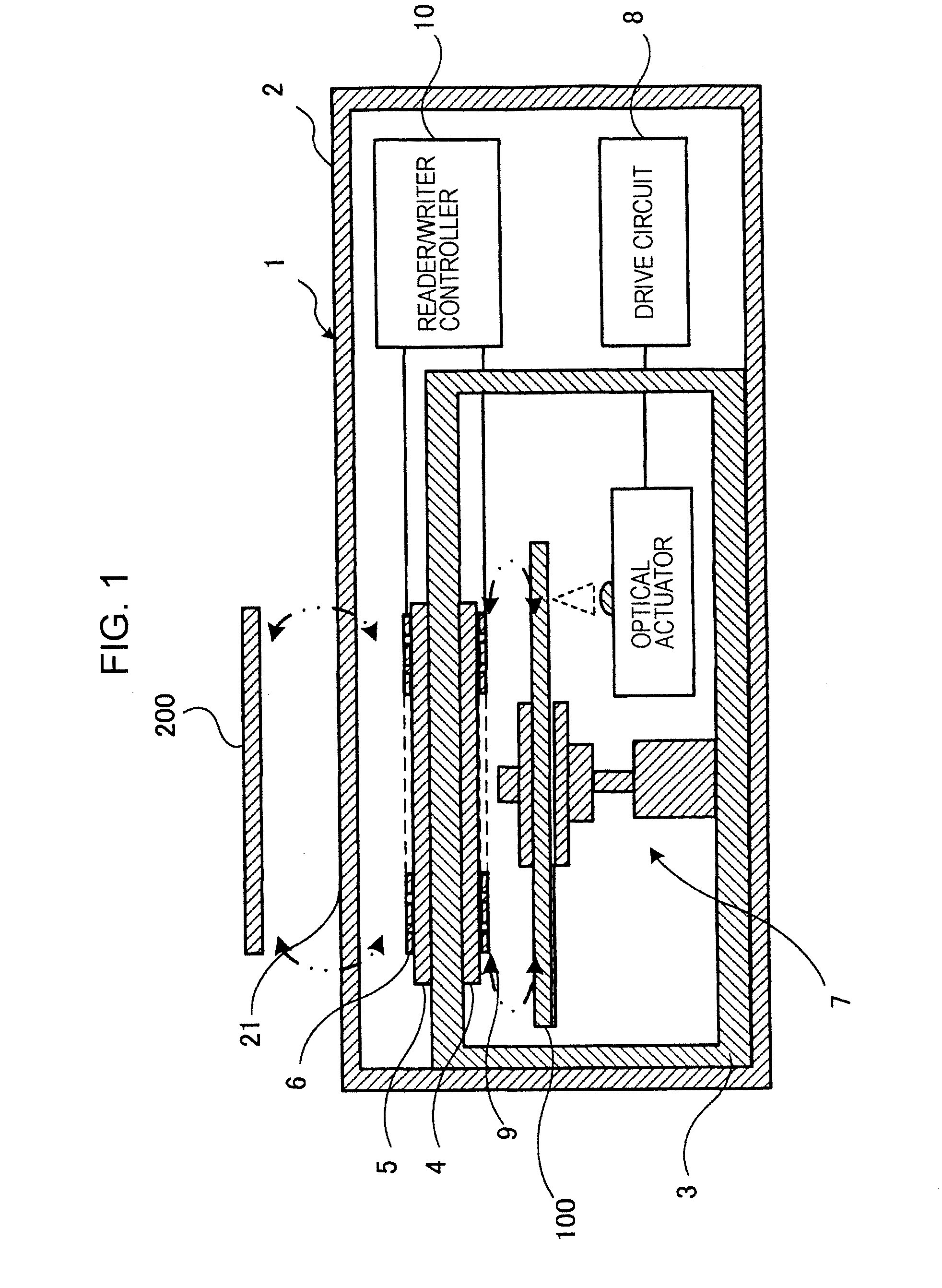 Optical disc recording and reproducing apparatus