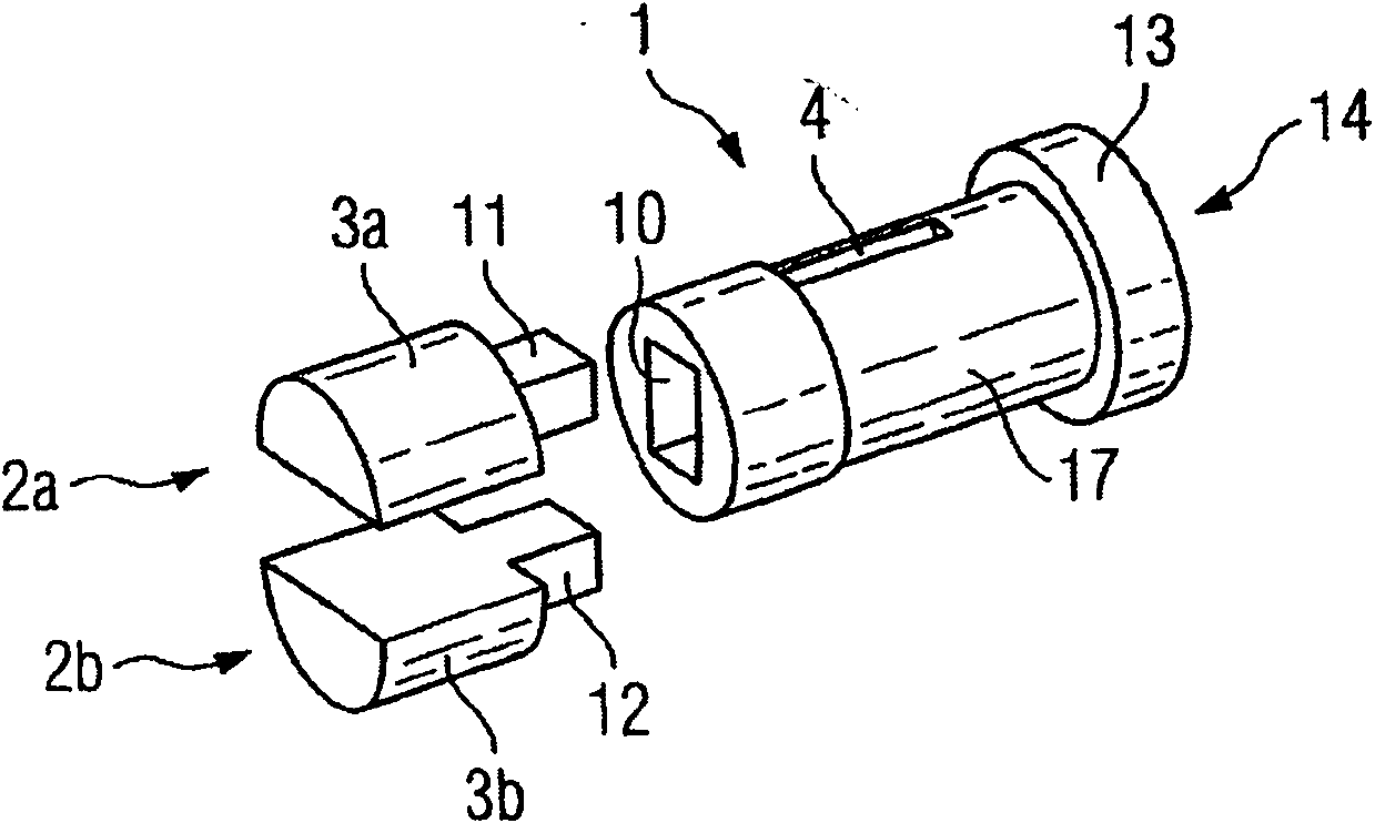 Hearing aid with identificating means