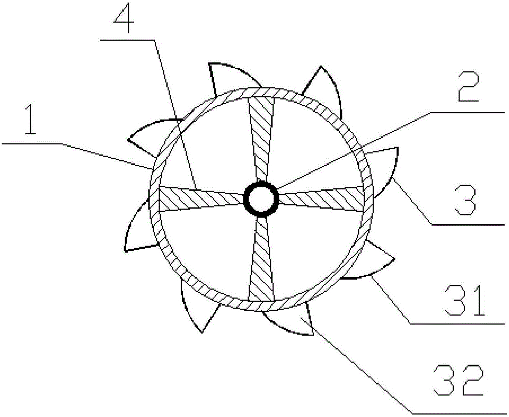 Gravelly soil core material blending device