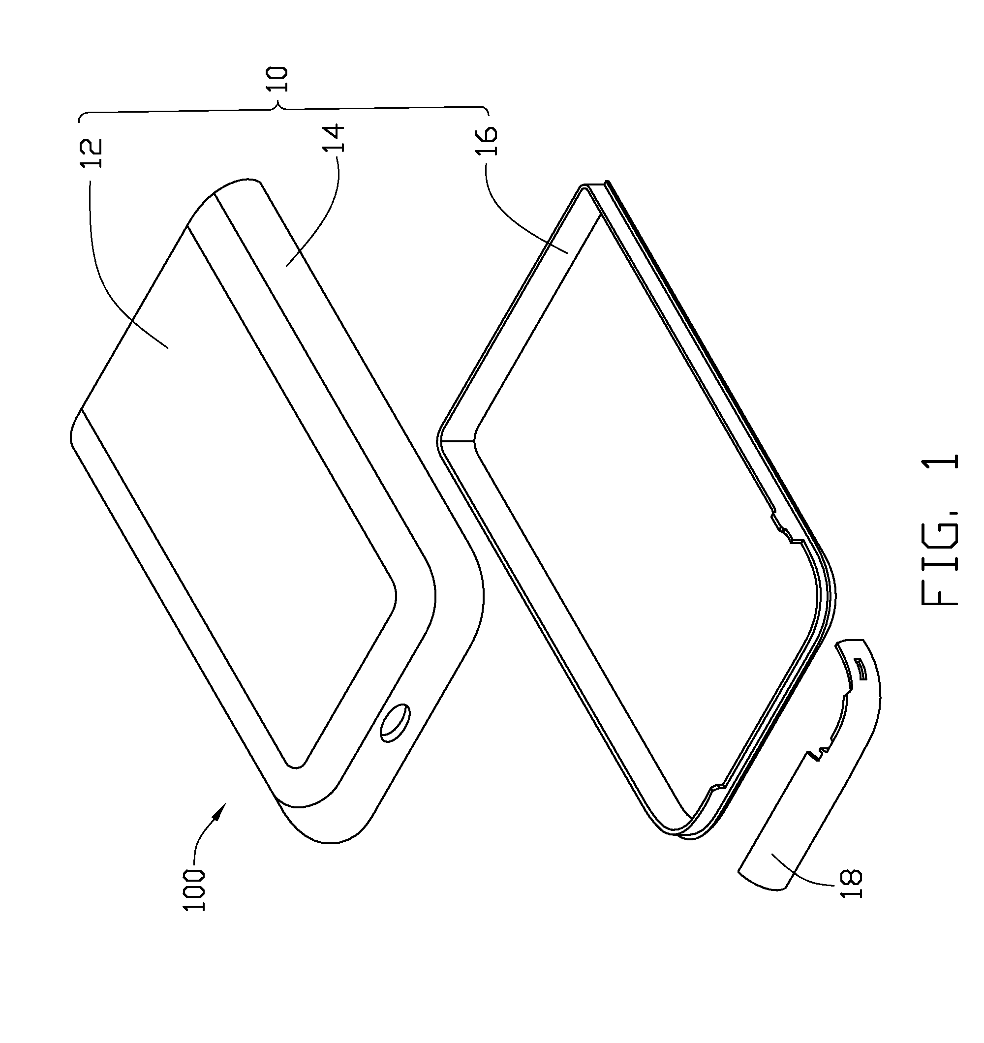 Housing for portable electronic device