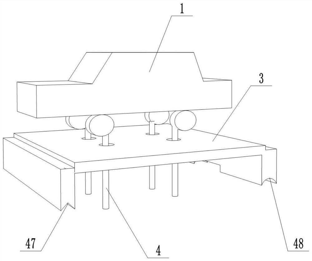 Bridge wind tunnel wind speed and vehicle force measurement test system and method