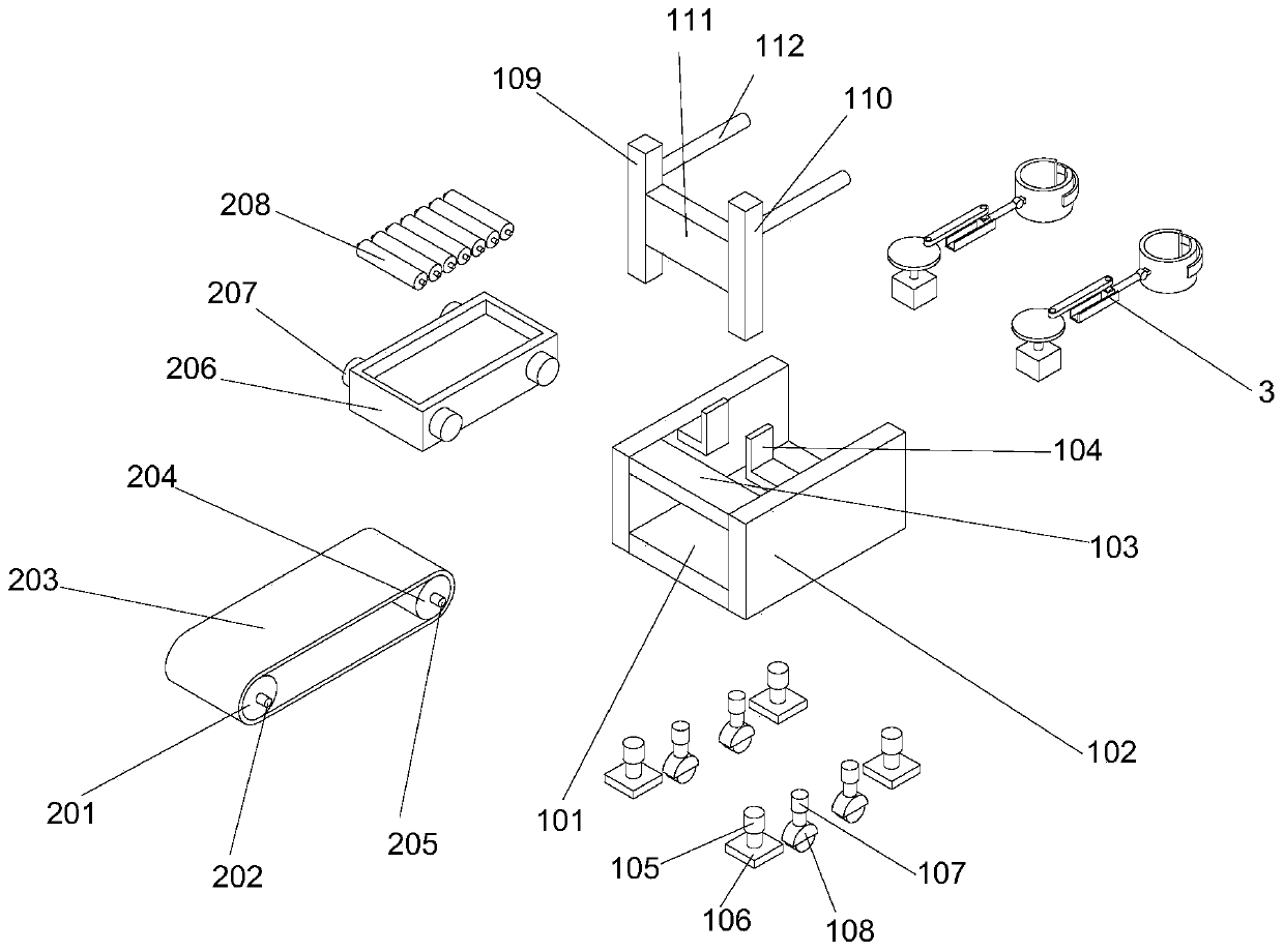 Neurological lower limb rehabilitation device with pacifying function